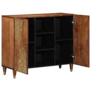Sideboard Braun Mango Massivholz 90x75 cm
