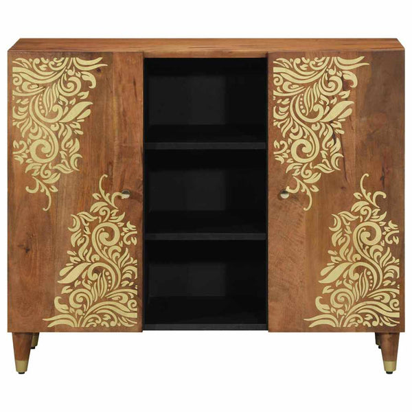 Sideboard Braun Mango Massivholz 90x75 cm