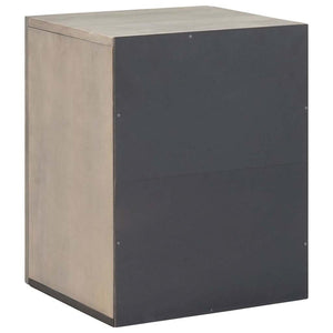 Grauer Mango Massivholz Wandschrank 38x48cm