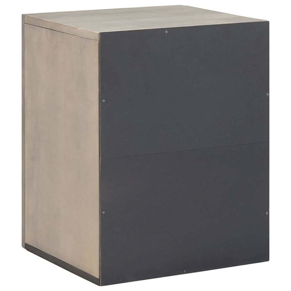 Grauer Mango Massivholz Wandschrank 38x48cm