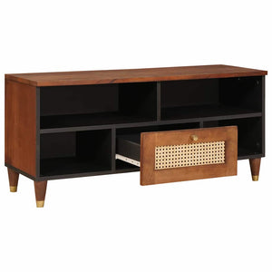 TV-Schrank Mango Massivholz Braun 100cm