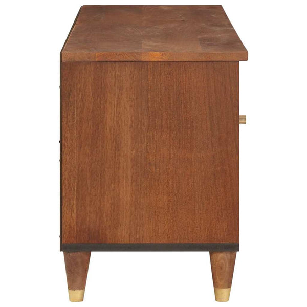 TV-Schrank Mango Massivholz Braun 100cm