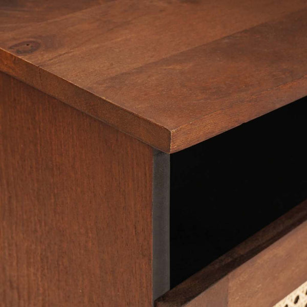 TV-Schrank Massivholz Mango Braun 80cm