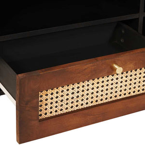 TV-Schrank Massivholz Mango Braun 80cm