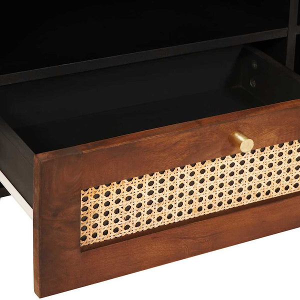 TV-Schrank Massivholz Mango Braun 80cm