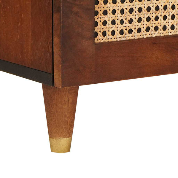 TV-Schrank Massivholz Mango Braun 80cm