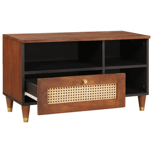 TV-Schrank Massivholz Mango Braun 80cm