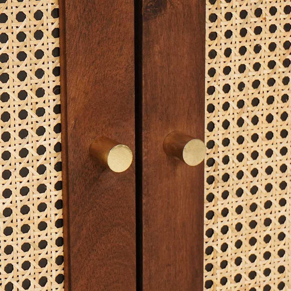 Brauner Waschbeckenunterschrank 62 cm