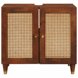 Brauner Waschbeckenunterschrank 62 cm