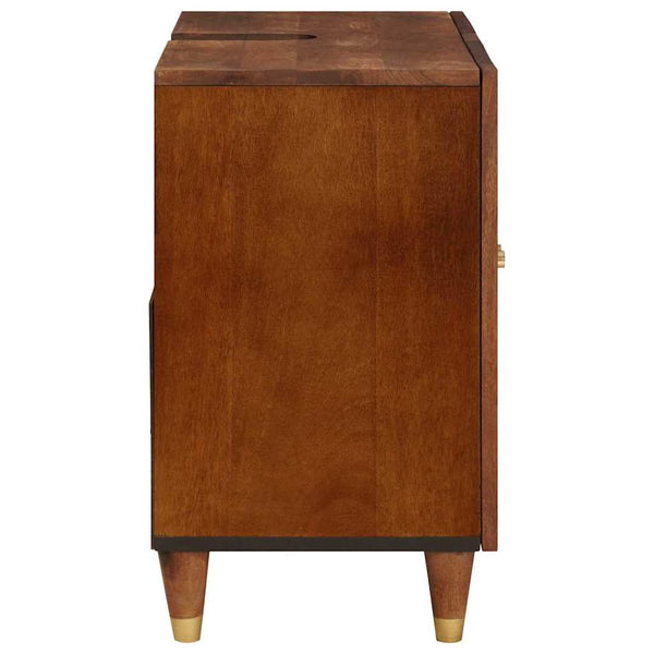 Brauner Waschbeckenunterschrank 62 cm