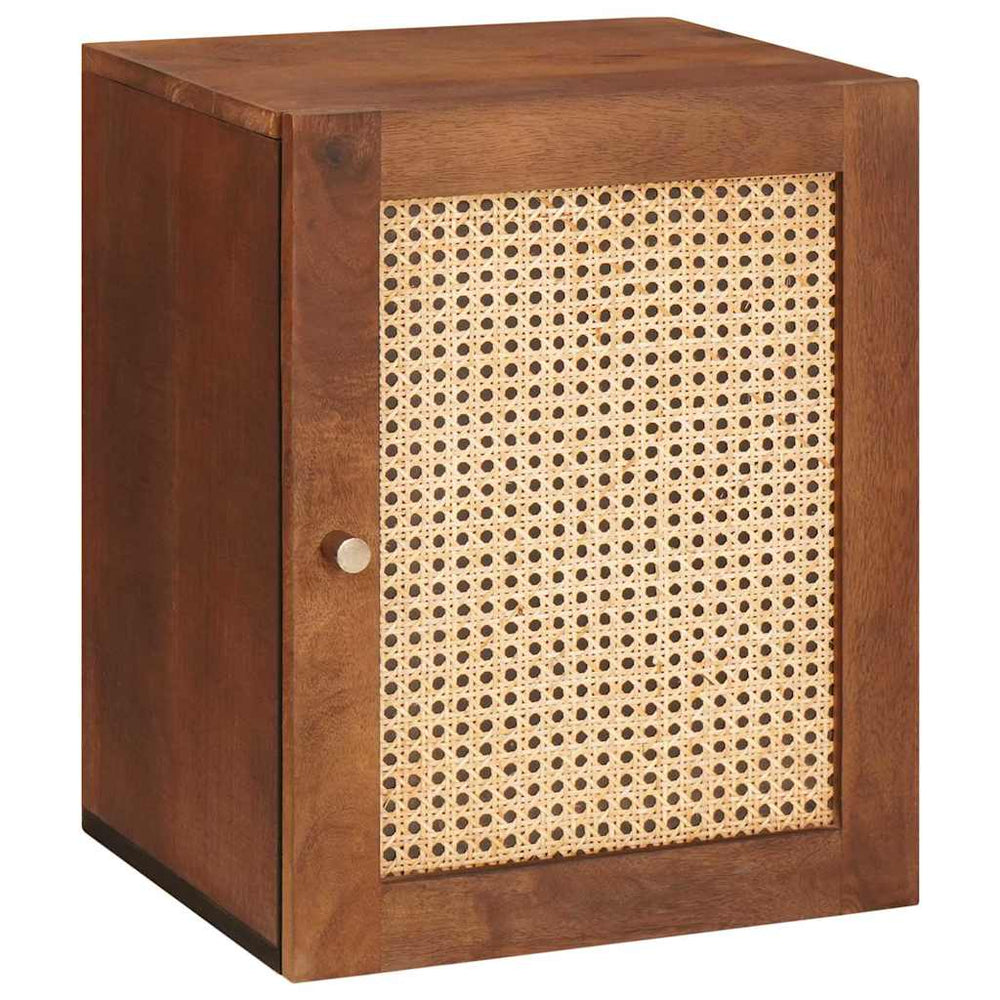 Brauner Badezimmerschrank mit Tür