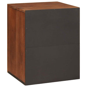 Brauner Badezimmerschrank mit Tür
