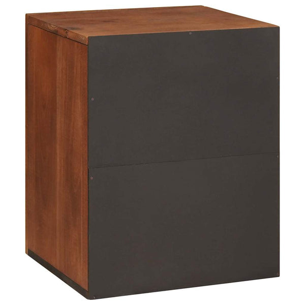 Brauner Badezimmerschrank mit Tür