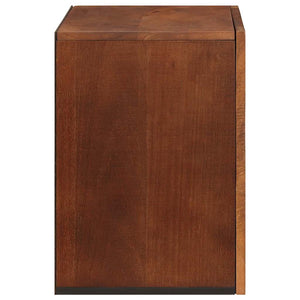 Brauner Badezimmerschrank mit Tür