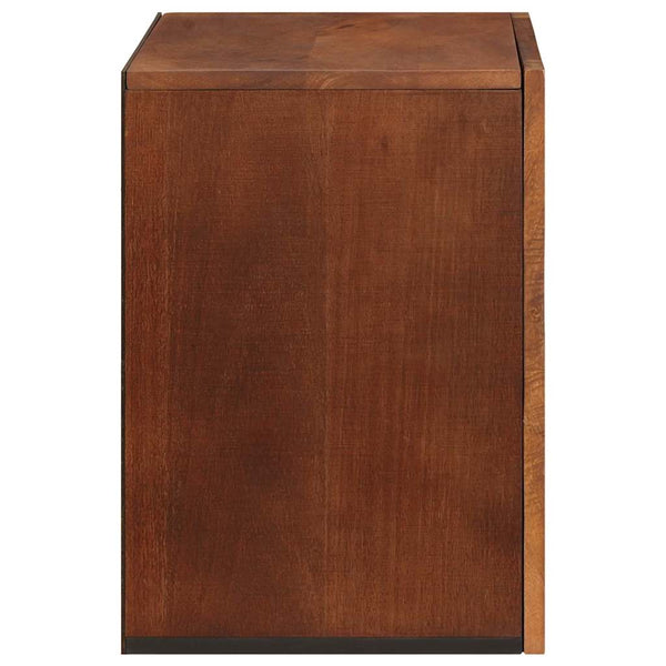 Brauner Badezimmerschrank mit Tür