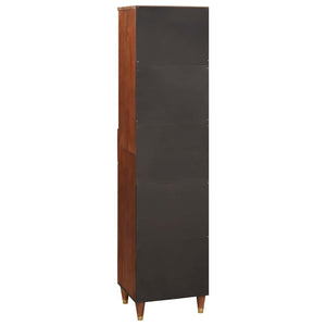 Sideboard mit Regal Braun Mango Massivholz