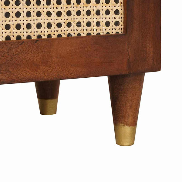 Sideboard Braun Mango Massivholz 40x33,5x75cm