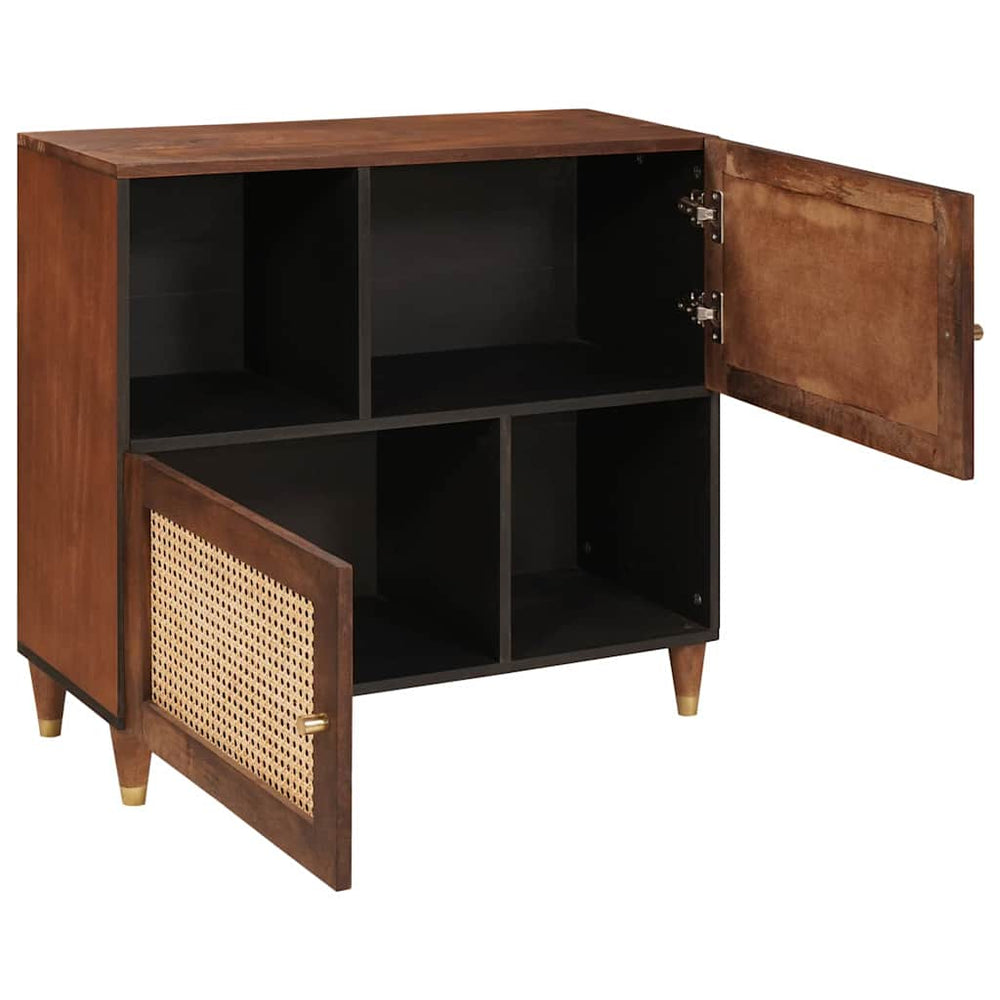 Sideboard Braun Mango Massivholz 80cm