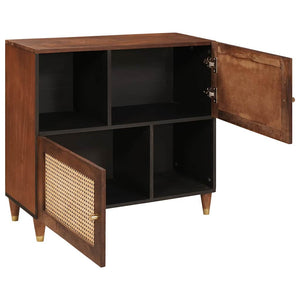 Sideboard Braun Mango Massivholz 80cm