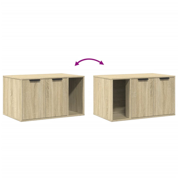 Katzenklo Sonoma Eiche 80x50x45 cm