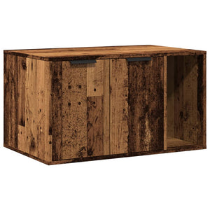 Katzenklo im Altholz-Design 80x50x45cm