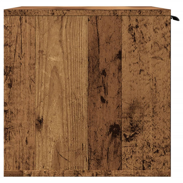 Katzenklo im Altholz-Design 80x50x45cm