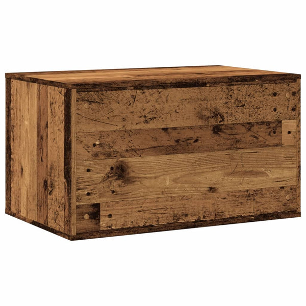 Katzenklo im Altholz-Design 80x50x45cm