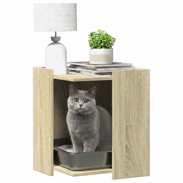 Katzenklo Sonoma Eiche 42x42x51cm