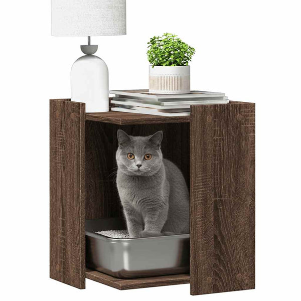 Katzenklo Eichen-Optik
