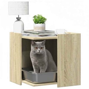 Katzenklo Sonoma Eiche 53x53x51 cm