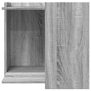 Katzenklo Grau Sonoma Holz 53x53x51cm