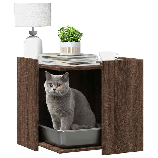Katzenklo Eichen-Optik