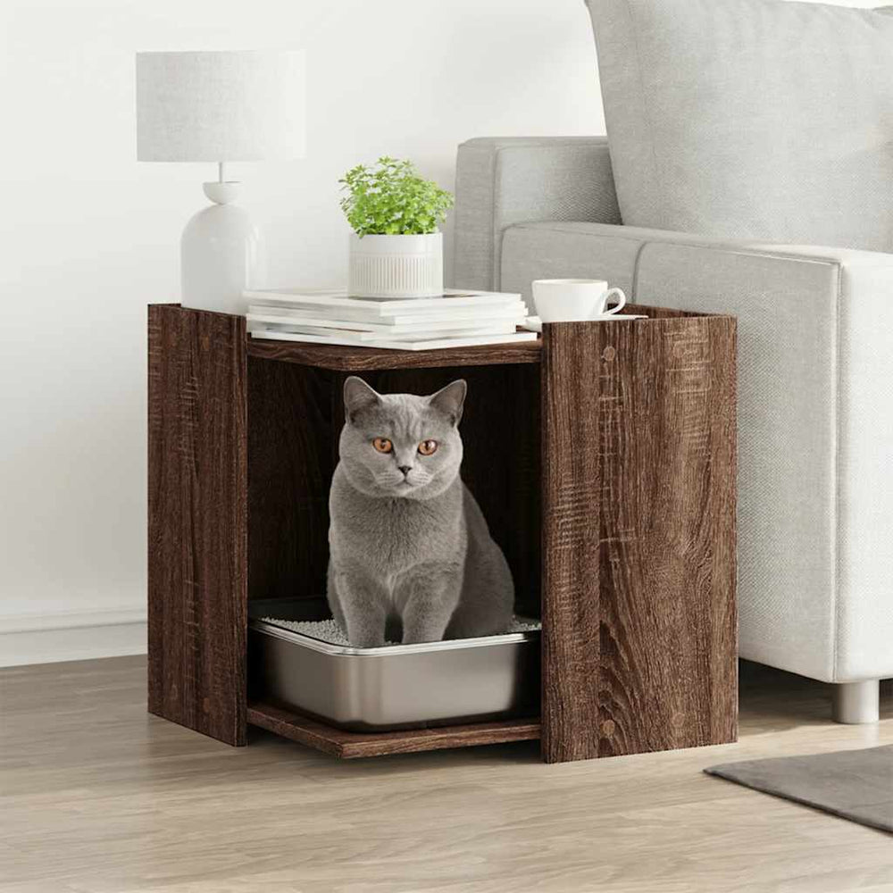 Katzenklo Eichen-Optik
