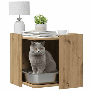 Katzenklo Artisan Eiche 53x53x51cm