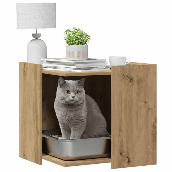 Katzenklo Artisan Eiche 53x53x51cm