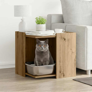 Katzenklo Artisan Eiche 53x53x51cm
