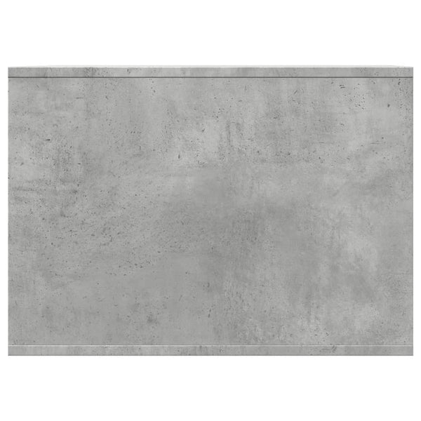 Betongraue Katzenklo-Box
