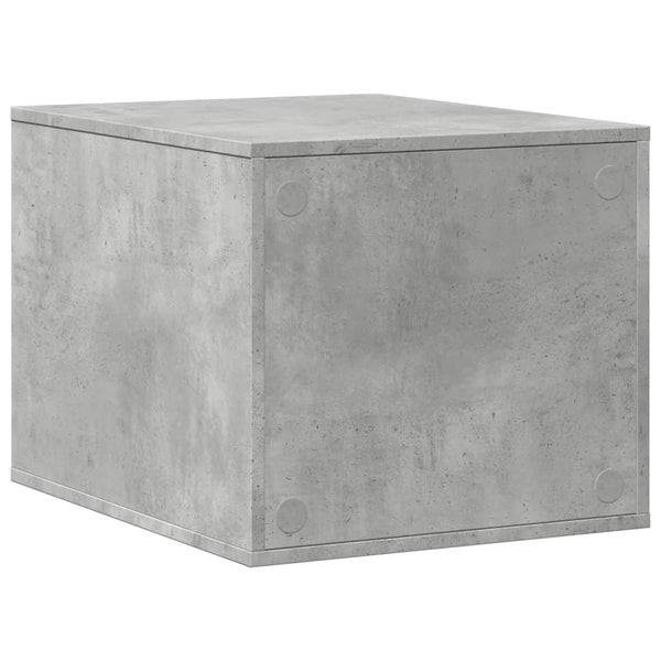 Betongraue Katzenklo-Box