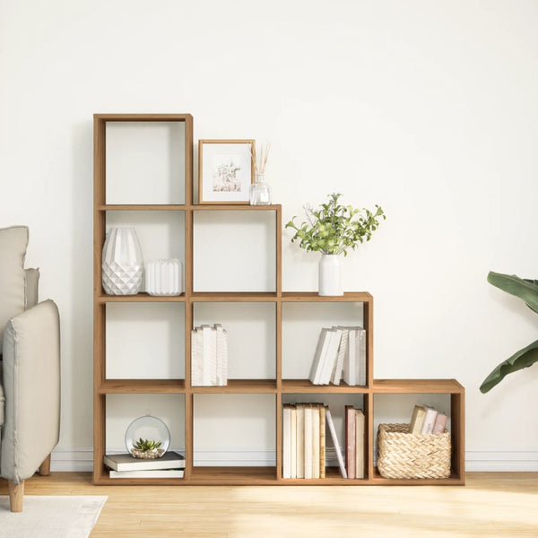 Raumteiler Bücherregal Artisan Eiche 4 Stufen