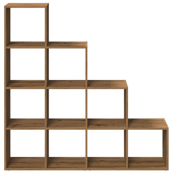 Raumteiler Bücherregal Artisan Eiche 4 Stufen