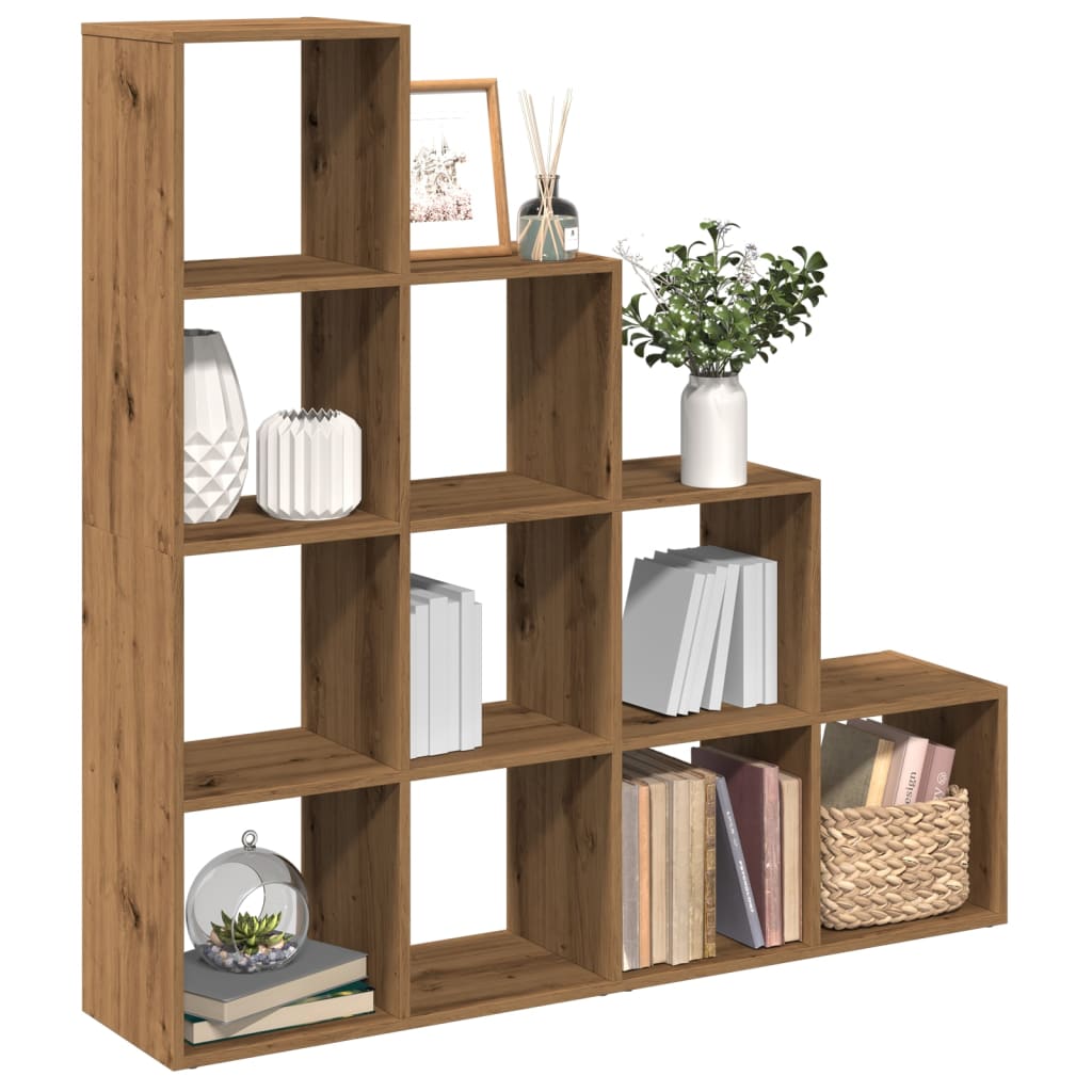 Raumteiler Bücherregal Artisan Eiche 4 Stufen