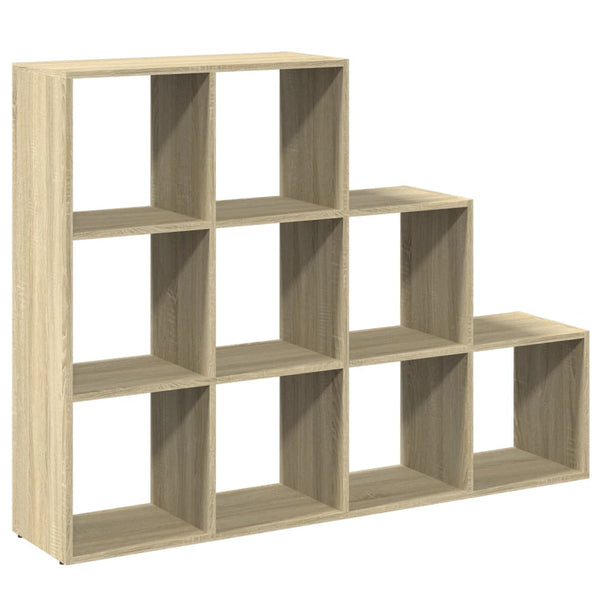Raumteiler Bücherregal Sonoma Eiche 3-stufig