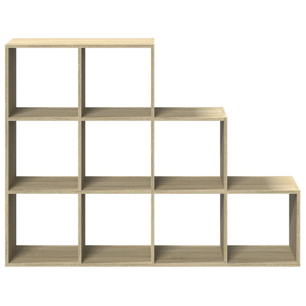 Raumteiler Bücherregal Sonoma Eiche 3-stufig