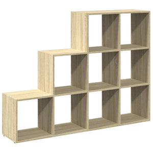 Raumteiler Bücherregal Sonoma Eiche 3-stufig
