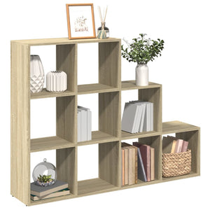 Raumteiler Bücherregal Sonoma Eiche 3-stufig