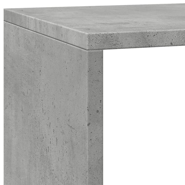 Raumteiler Bücherregal Betongrau 137,5 cm