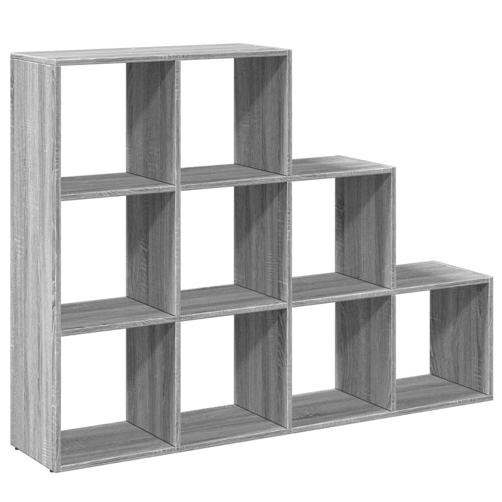 Raumteiler Bücherregal Grau Sonoma 137,5cm