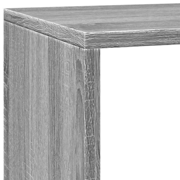 Raumteiler Bücherregal Grau Sonoma 137,5cm