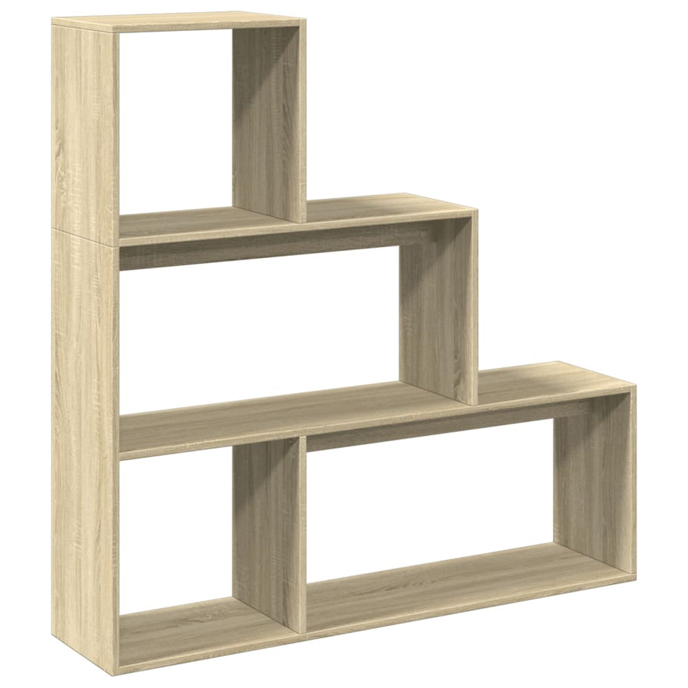 Sonoma Eiche Raumteiler Bücherregal 3-stufig