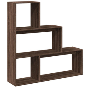 Raumteiler Bücherregal Braun Eiche 123cm